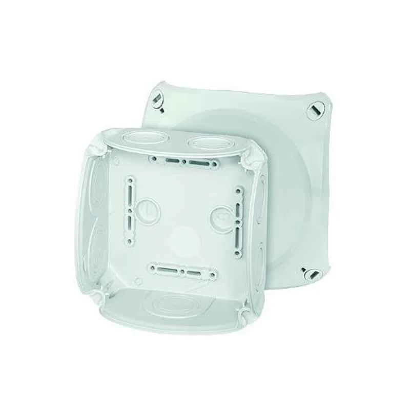 Hensel 2.5-6 Sqmm Cable Junction Box, Dimension: 130x130x77 mm, DK0600G (Pack of 5)