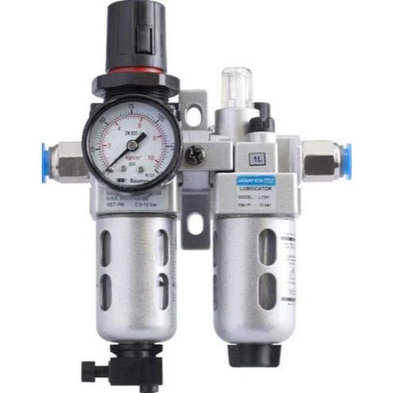 Janatics 1/2 inch BSP Filter Regulator Combination Lubricator Modular, FRCLM156334/W