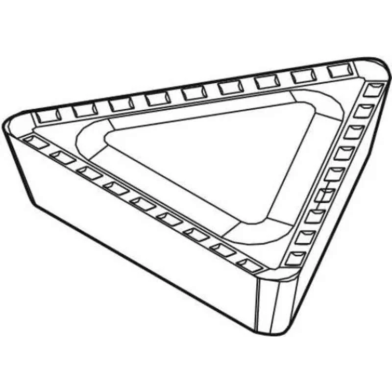 Widia PA120 Grade Milling Insert, SPKR1203EDRMS