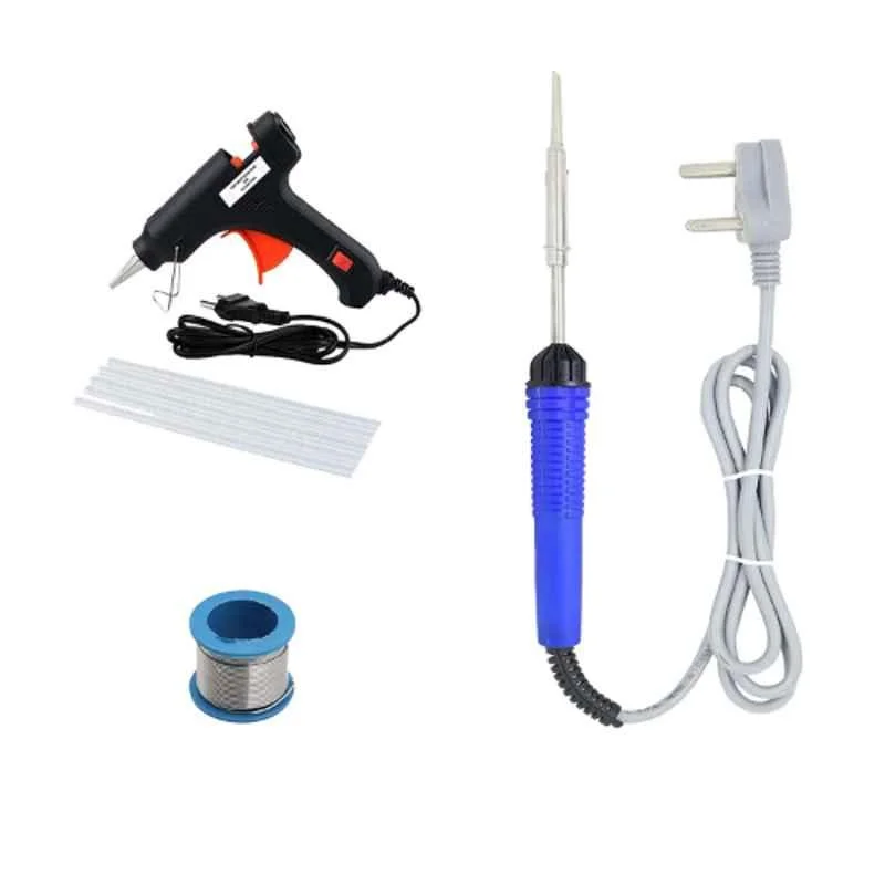 Hillgrove 4 Pcs 25W Soldering Iron Machine Tools Kit, HGFC006
