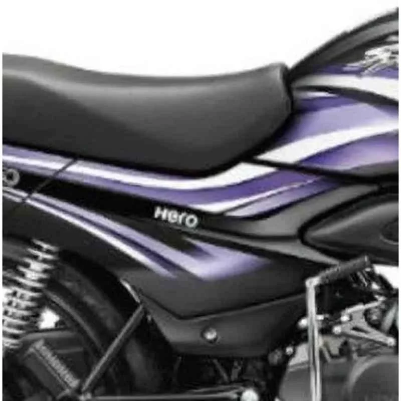 Ultra Side Panel For Super Splendor Type4 Black Blue