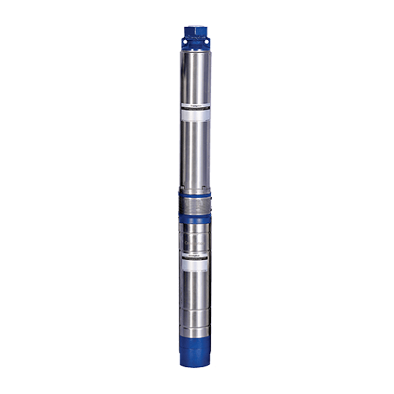 Crompton V4 1HP Single Phase Water Filled Submersible Pump, 4W7BF1E, Total Head: 165 ft
