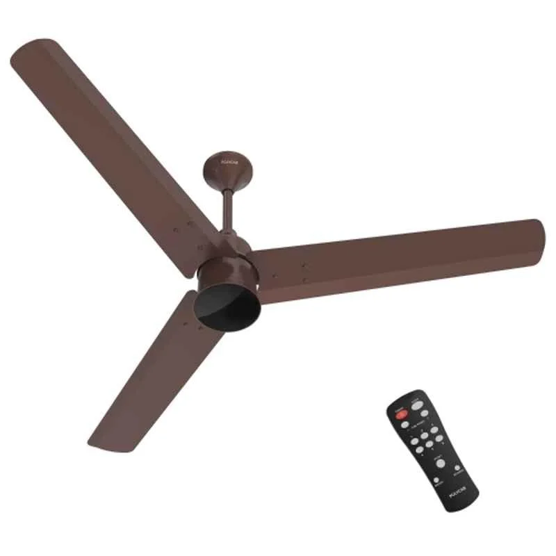 Polycab Silencio Mini 35W 370rpm 5 Star 3 Blade Espresso Brown BLDC Ceiling Fan, Sweep: 1200 mm, FCBLDCES040M