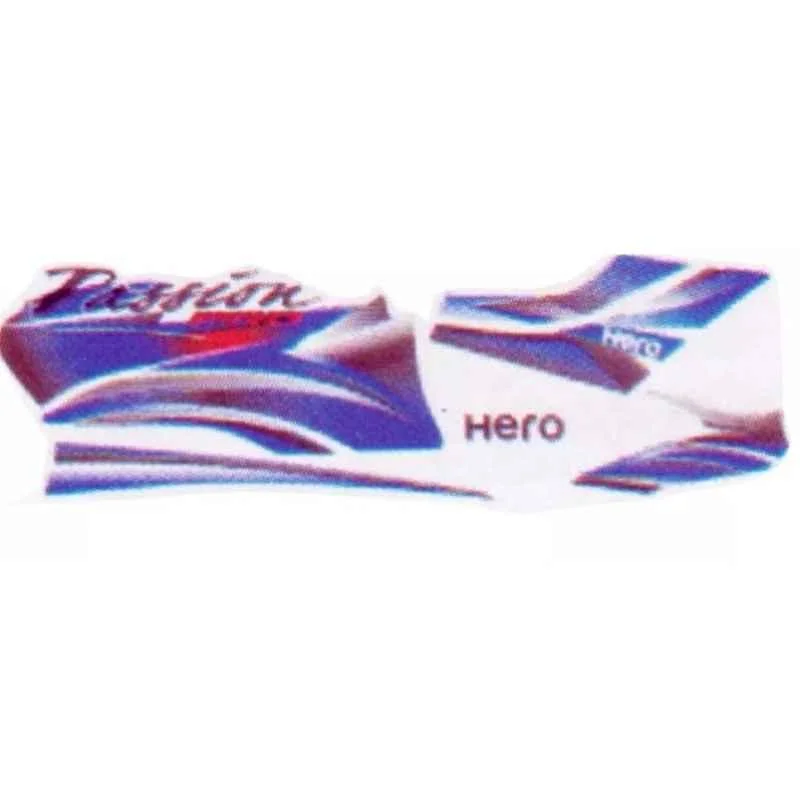 Ultra Sticker & Decal For Passion Pro 2016 Black & Blue Sticker