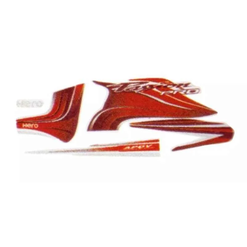 Ultra Sticker & Decal For H. Passion Pro Digital Meter Sport Red