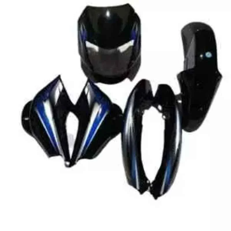 Ultra Black & Blue Full Body Kit for Bajaj Ct 100 U31, ULT-698FIQ