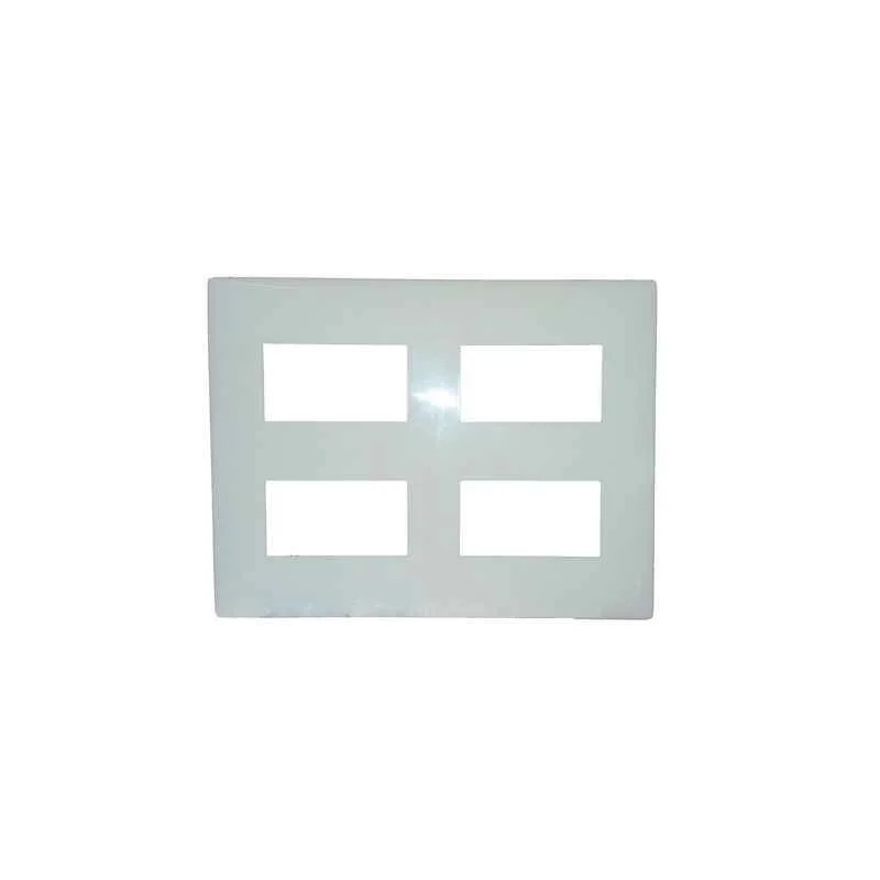 Legrand Mylinc 12M White Plate, 6755 72 (Pack of 10)