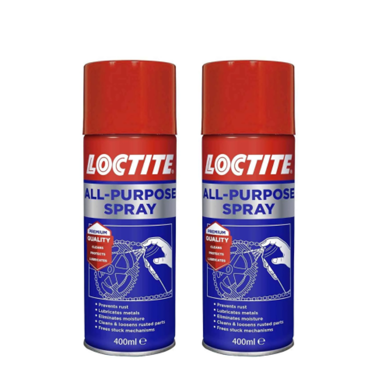 Loctite 400ml All Purpose Spray for Home & Auto Maintenance (Pack of 2)