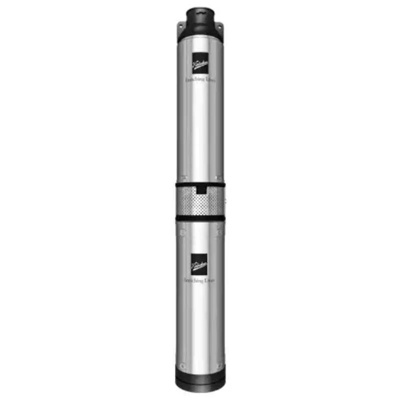 Kirloskar 1HP 0.75kW 8 Stages Single Phase Water Filled Submersible Pump with Control Panel, LEHR 60-1008