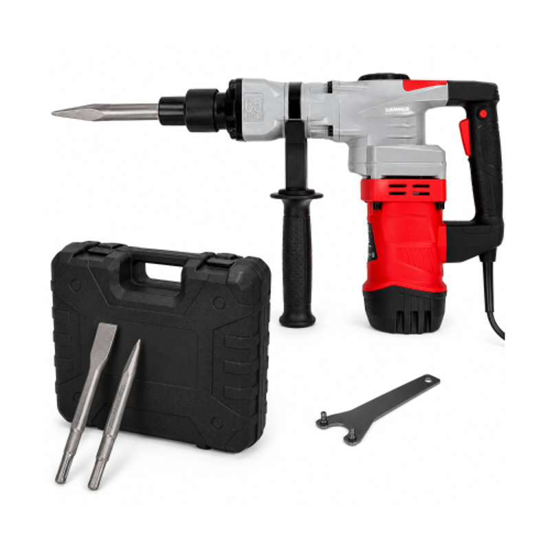 Hillgrove HGCM1397M1 2000W 100% Copper Winding 7kg Concrete Breaker Demolition Hammer Drilling Chipping Machine Kit Set for Industrial Construction