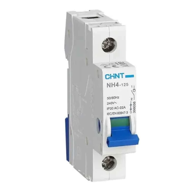 Chint NH4-125 63A 1P Isolator, 398038