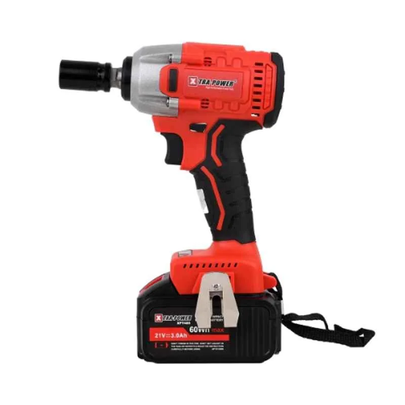 Xtra Power XPT 485 2060rpm Red Cordless Impact Wrench with Kit