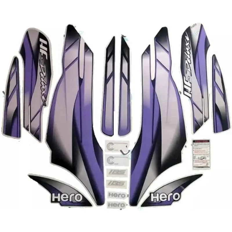 Ultra Sticker & Decal For Hf Deluxe 2019 Black Purple