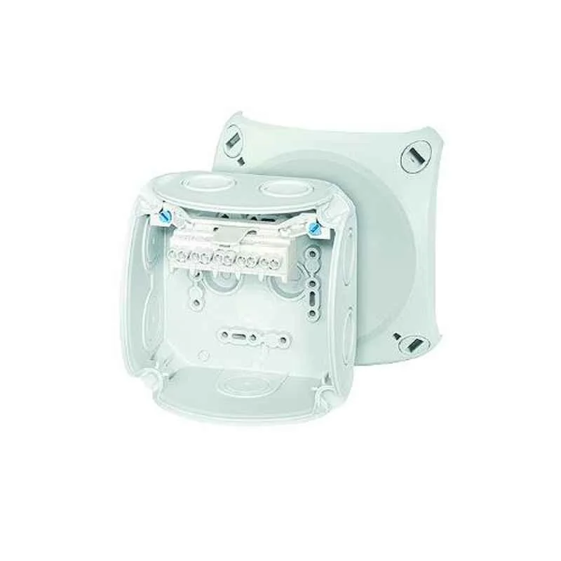 Hensel 1.5-2.5 Sqmm Cable Junction Box, Dimension: 104x104x70 mm, DK0402G (Pack of 5)