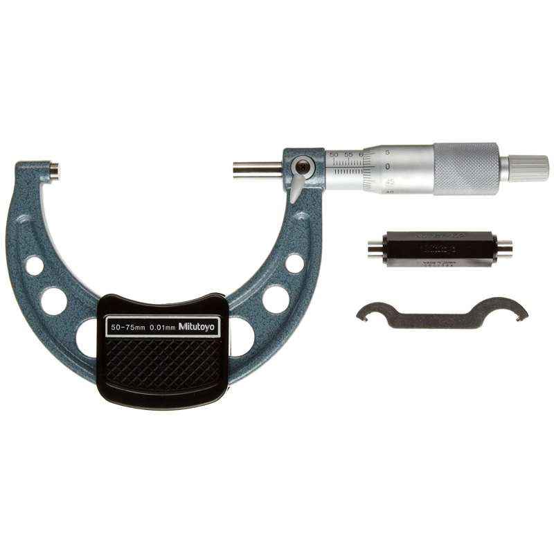 Mitutoyo Outside Micrometer, 103-139, Range: 50-75 mm