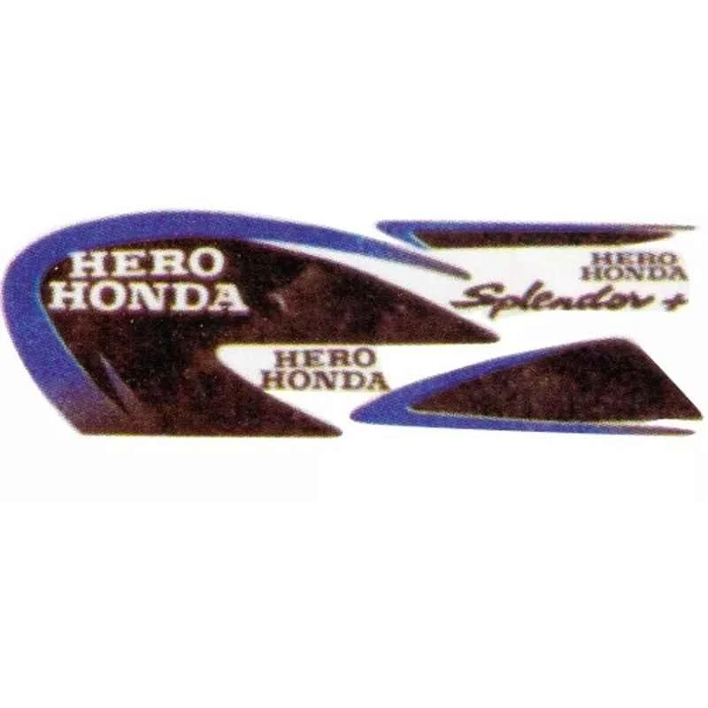 Ultra Sticker & Decal For H. H. Splendor Plus Om Silver Blue