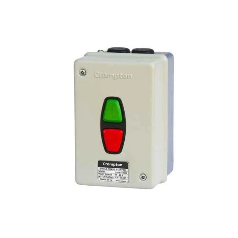Crompton 3.5-6.5A Single Phase Starter, CSPS3565