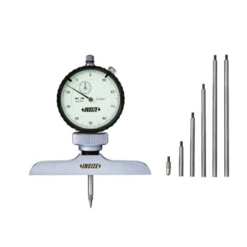 Insize 0-300mm 0.01mm Dial Depth Gauge, 2342-201