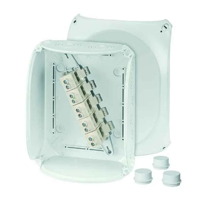 Hensel 10-25 Sqmm Cable Junction Box, Dimension: 205x255x112 mm, DK2525G (Pack of 2)