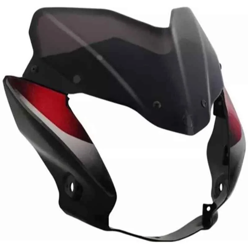 Ultra Headlight Visor for Discover Black & Red Uf216A, ULT-UEQPIK