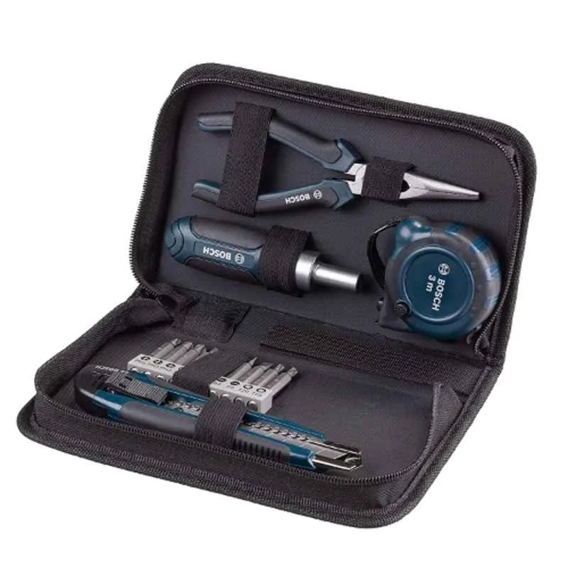 Bosch 14 Pcs Canvas Blue Multifunction Mixed Set, 2607017543
