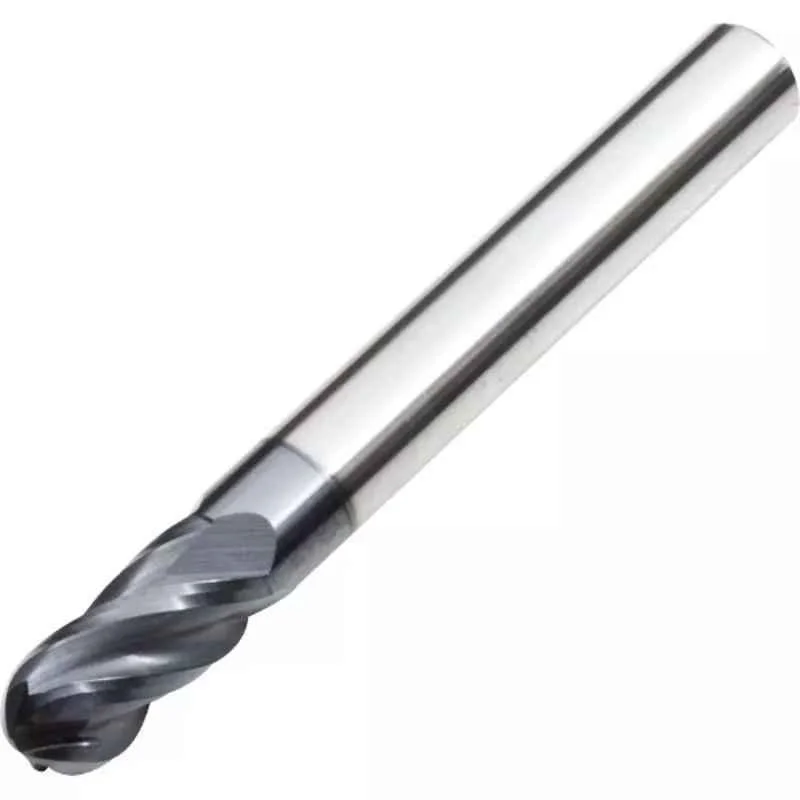 Dolphin 11mm Solid Carbide 4 Flute Ball Nose End Mill, Flute Length: 25 mm