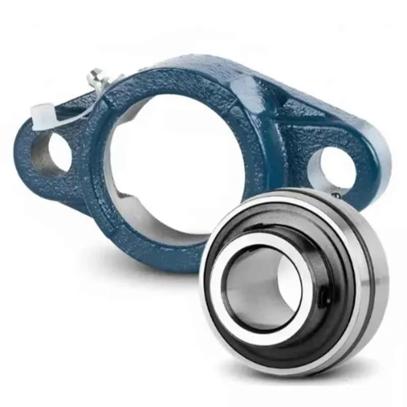 NBC UCFL211-32 50.8x130mm Cast Iron Oval Flange Ball Bearing Unit