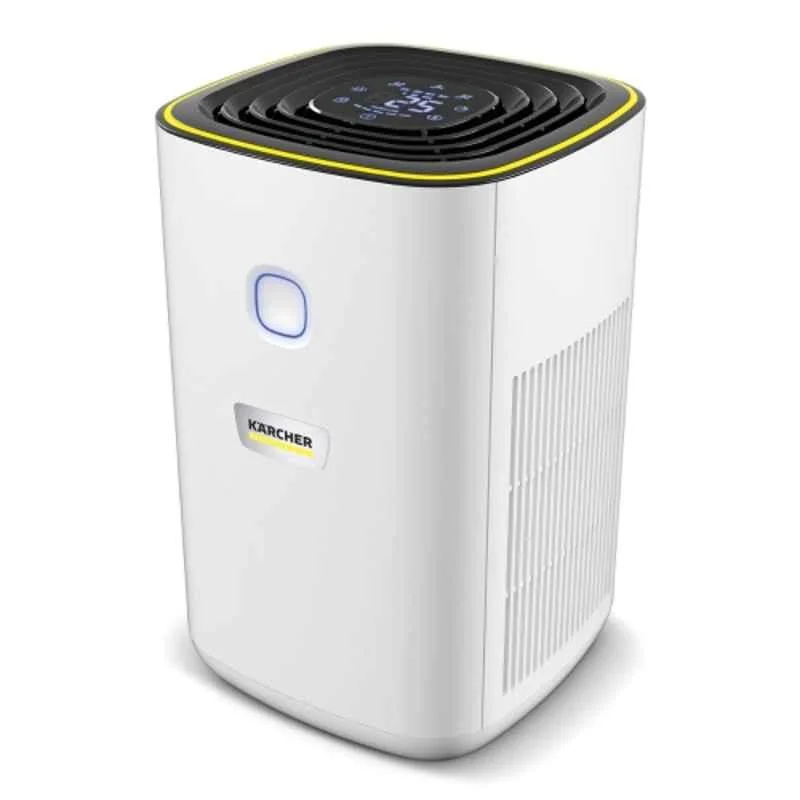 Karcher AF-20 24W 100-240V H13 White Air Purifier, Activated Carbon Filters, Removes 99.99% Pathogens & Fine Dust, Covers 430 Sqft, Air Quality Display, Automatic & Night Modes with German Technology