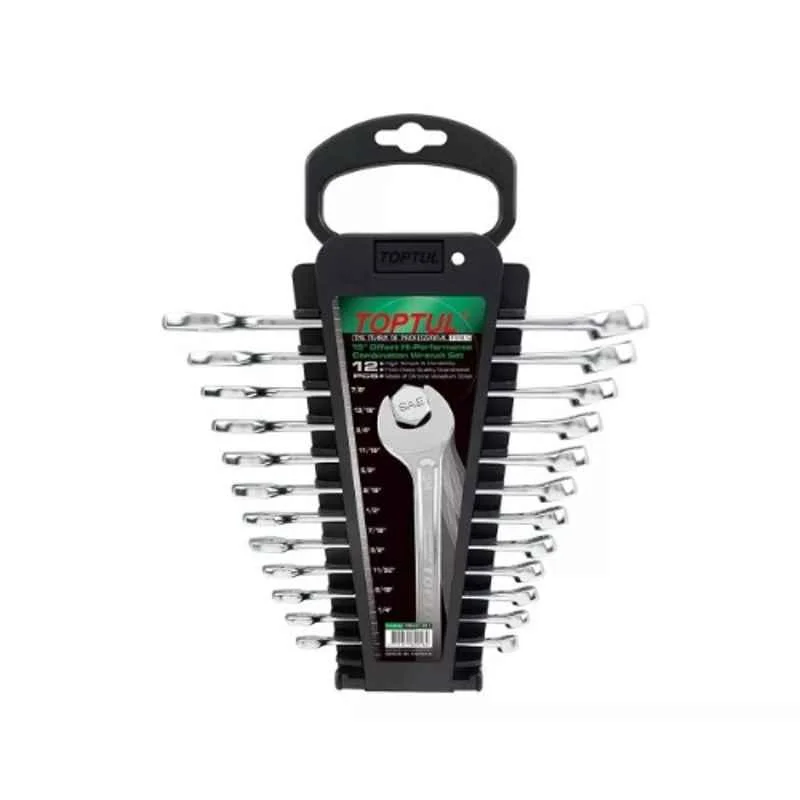 Toptul 12 Pcs Combination Wrench Set, GBAC1201