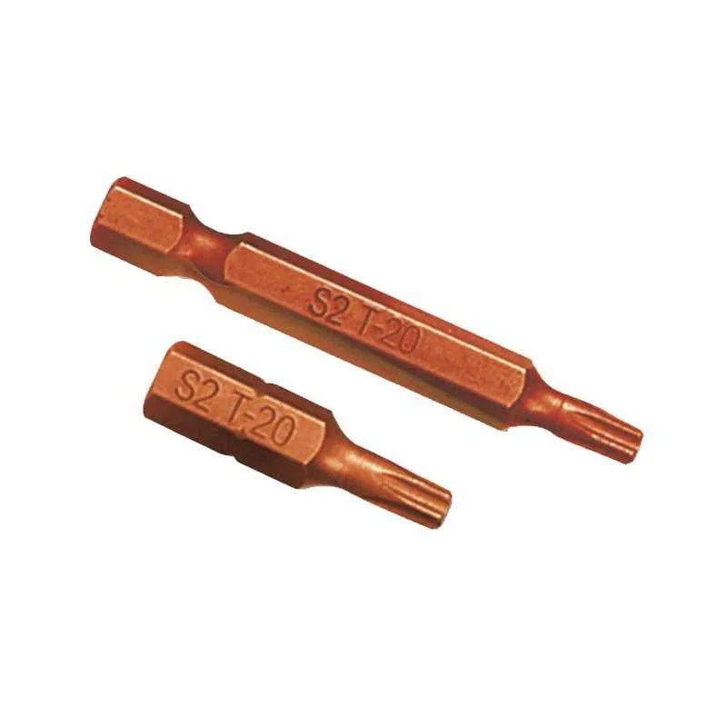 Taparia T5 Torx Head Screw Driver Bit, SBT 255 , Length: 25 mm (Pack of 50)