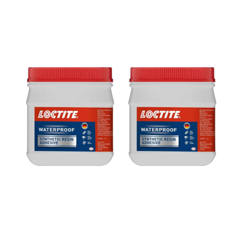 Loctite 1kg Waterproof Synthetic Resin Wood Glue (Pack of 2)