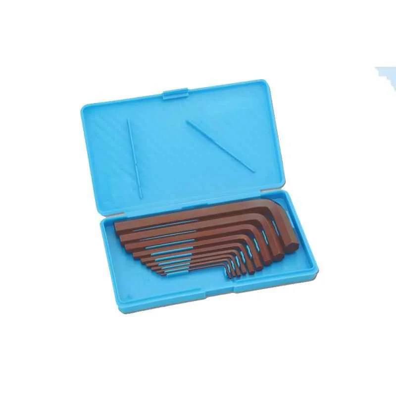 Taparia 9 Pcs Brown Finish Allen Keys Set in Box Packing, AKM-9 (Pack of 5)