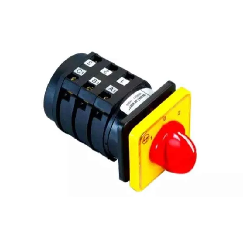 Salzer By L&T 32A For-off-Rev in SS with Ball Grip Handle Switch in Enclosure, 71913SFM17BGYR
