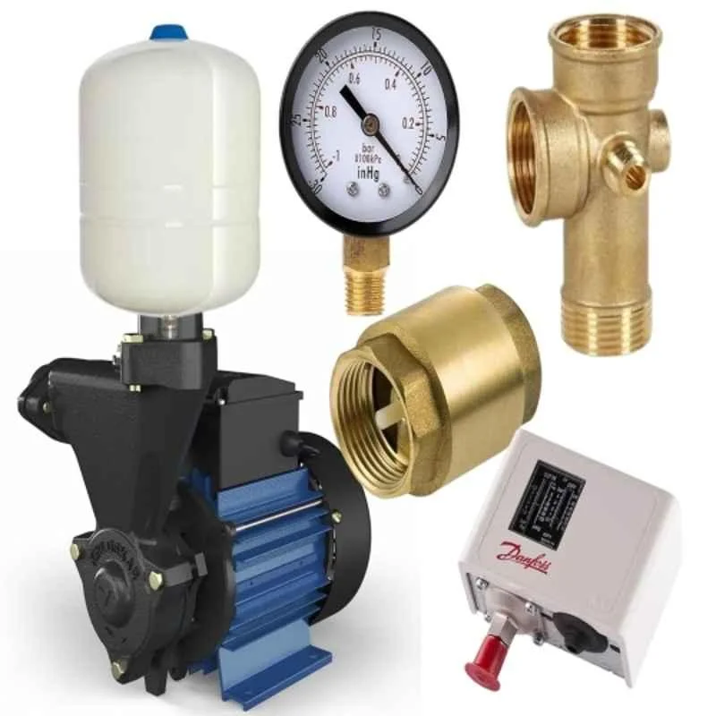 Kirloskar Annika-I Bronze 1HP Pressure Boosting Water Pump with 24 Litre Tank
