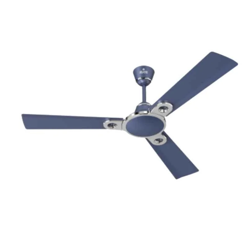 Polycab Eleganz Purocoat 75W 400rpm Pearl Indigo Blue Premium Ceiling Fan, FCEPRST207M, Sweep: 1200 mm