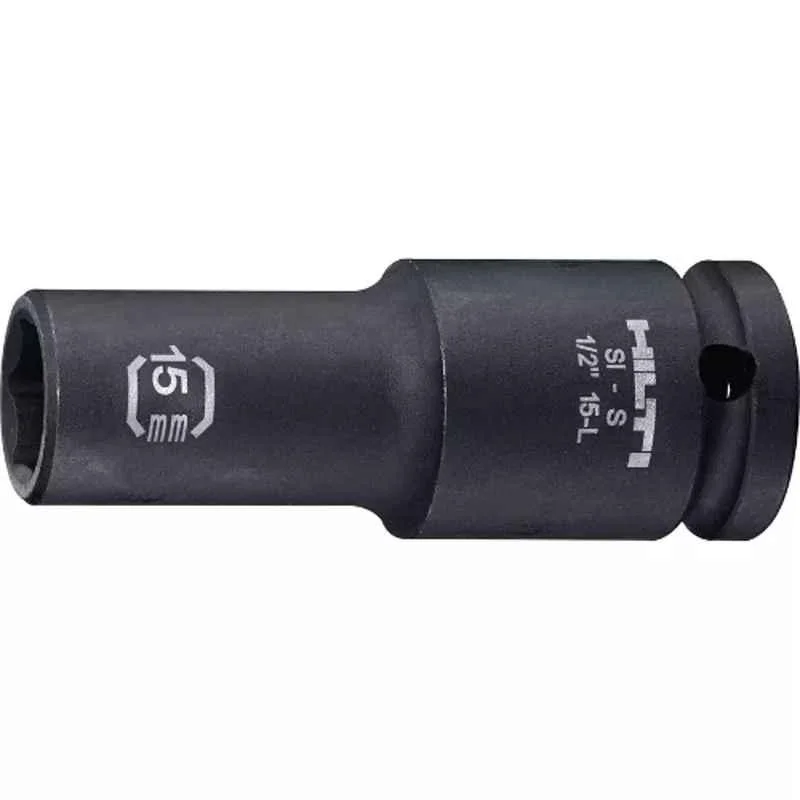 Hilti 2070390 Long 1/2 inch Polished Square Drive Socket