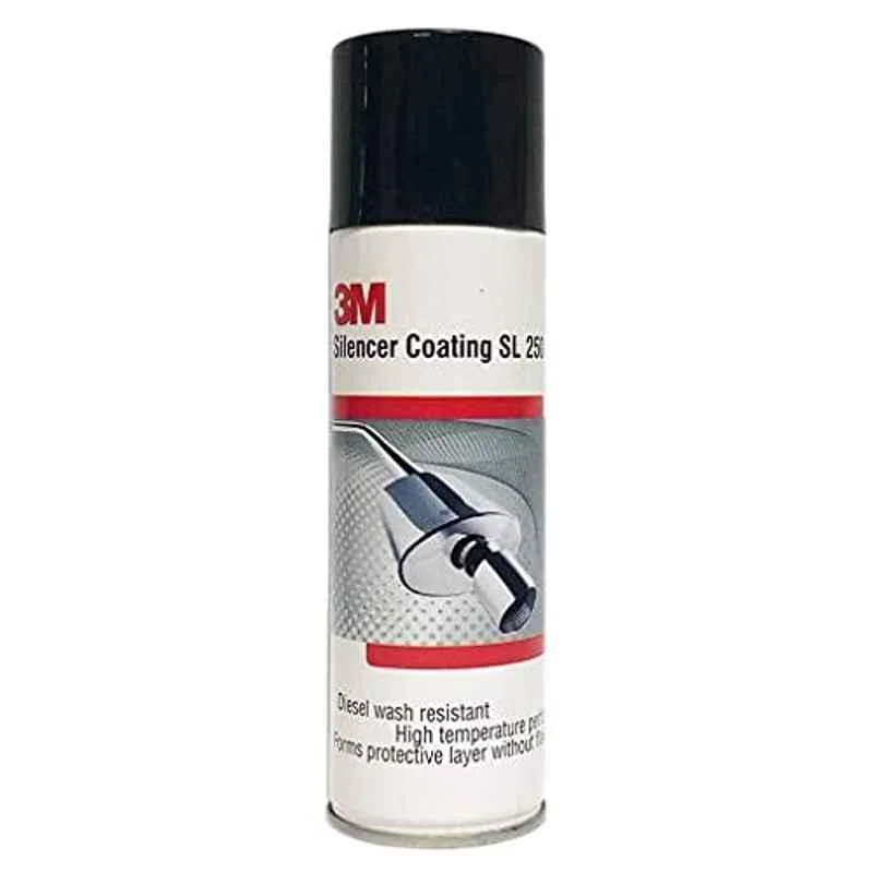 3M 250ml Silver Bike Silencer Coating Spray, HV021