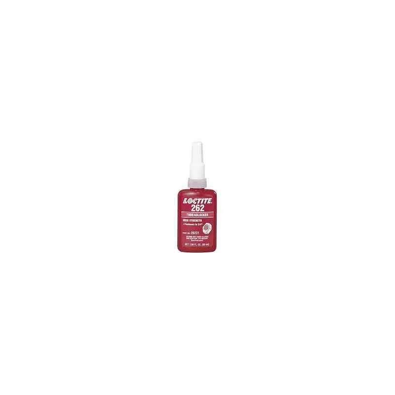 Loctite 262 Threadlocker 250ml, Medium-High Strength, Permanent Locking & Sealing, Prevents Loosening on Large Bolts & Studs, Anaerobic Adhesive