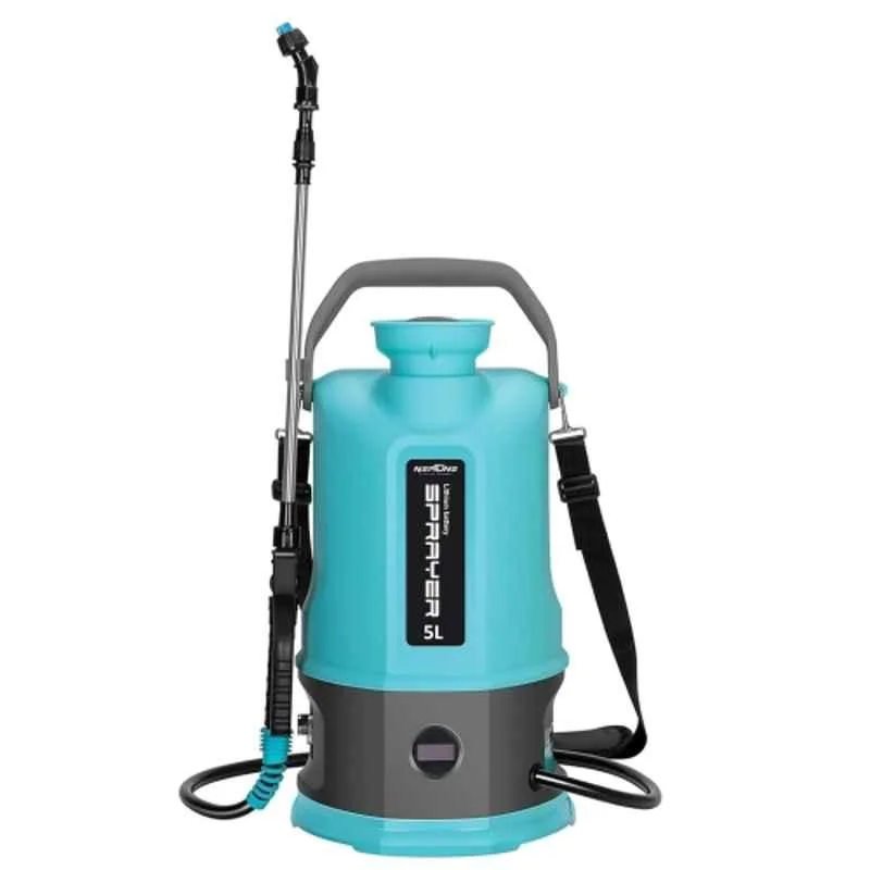 Neptune Max-5 Pro 5 Litre 12V 2.6 Ah Battery Sprayer with 2 Nozzles & Adjustable Shoulder Strap